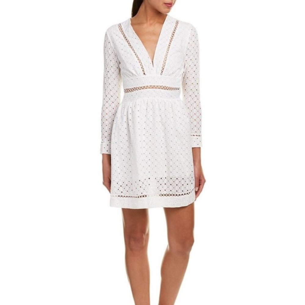 Haute‎ Rogue Milla Eyelet Cotton Dress